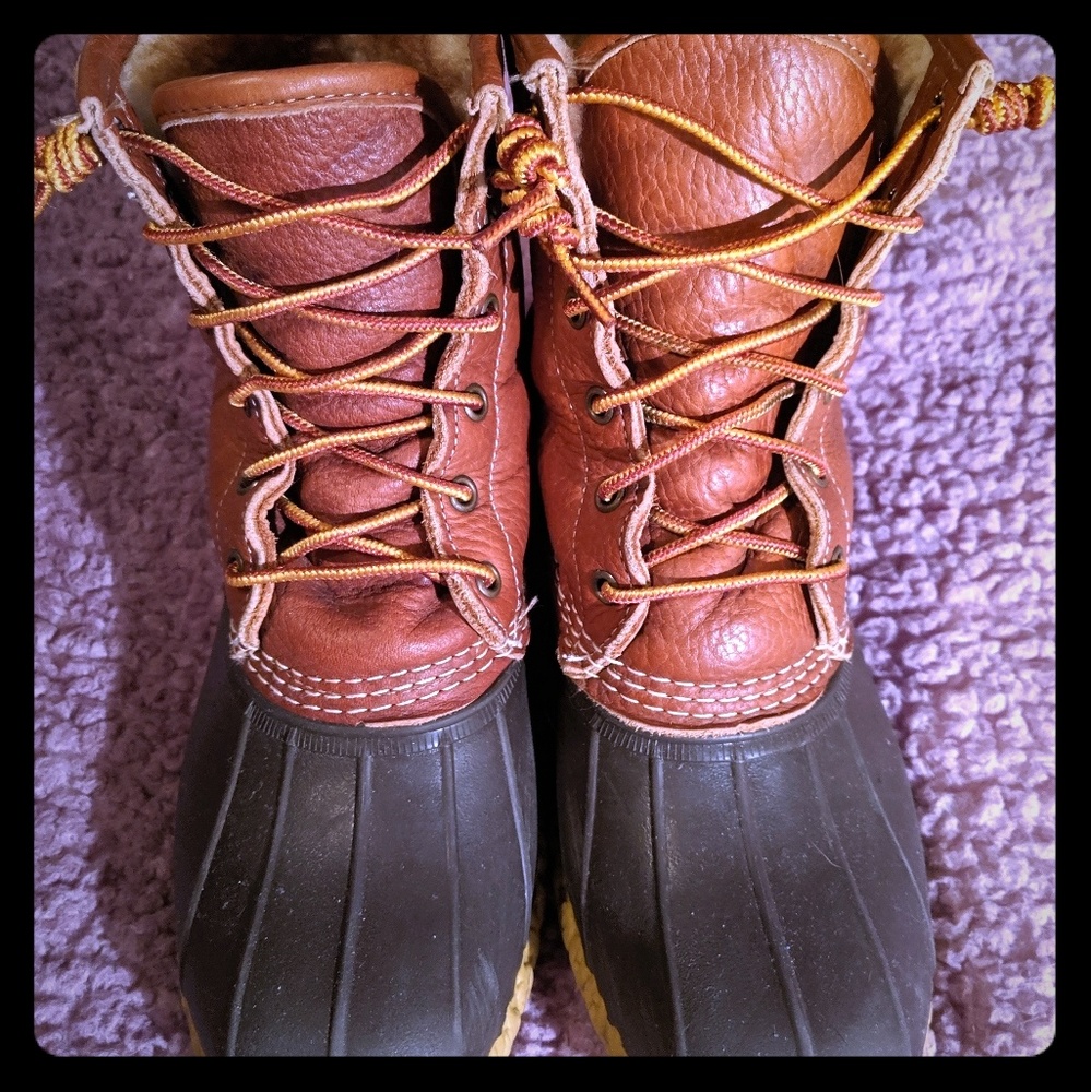 Women's Bean Boots by L.L. Bean. Worn once.